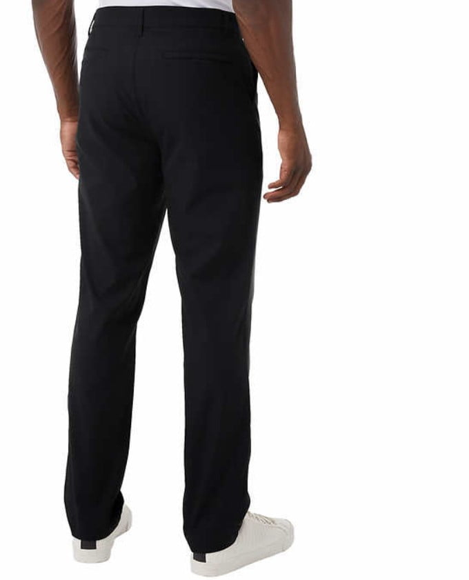 32 Degrees Cool Men's Regular Fit Stretch Soft Touch Pants (Black, 34Wx30L)