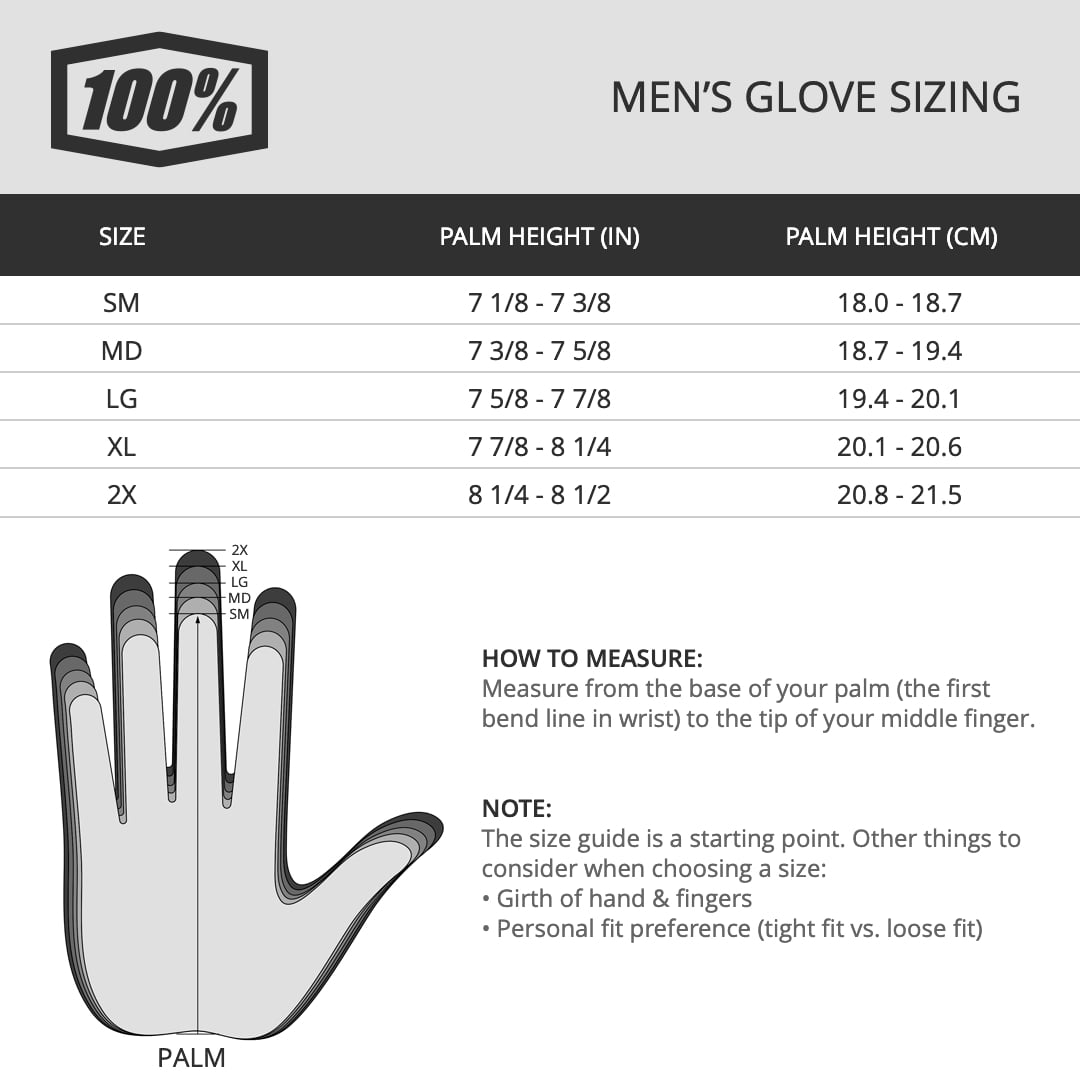 100% Ridecamp Gloves - Army Green/Black, Full Finger, Men's, 2X-Large