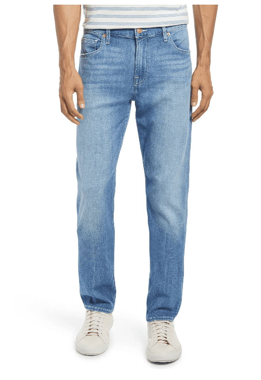 7 for All Mankind Men's Adrien Slim-Fit Jeans in Welch Blue-Size 28x32