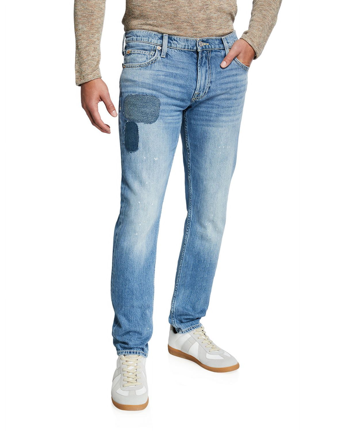 7 for All Mankind the Stacked Skinny Jeans in Saturday Afternoon Blue-34/34