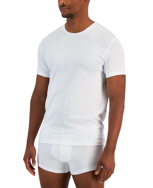 Alfani Men's 4-Pk. Classic-Fit Solid Cotton T-Shirts, Created for Macy's