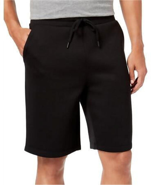 32 Degrees Cool Mens French Terry Shorts (Black, Large)