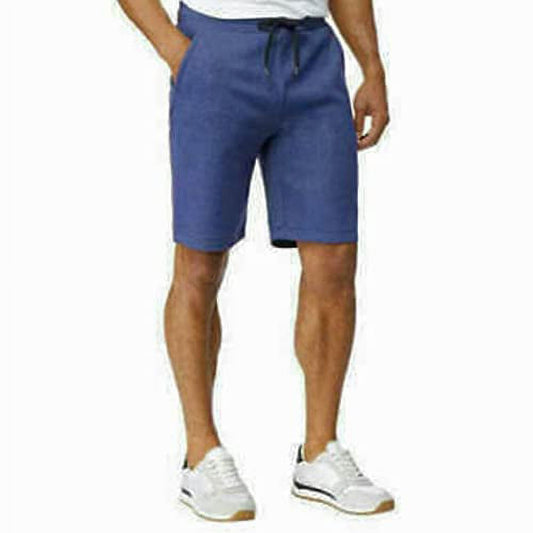 32 Degrees Cool Mens French Terry Shorts (Navy, X-Large)